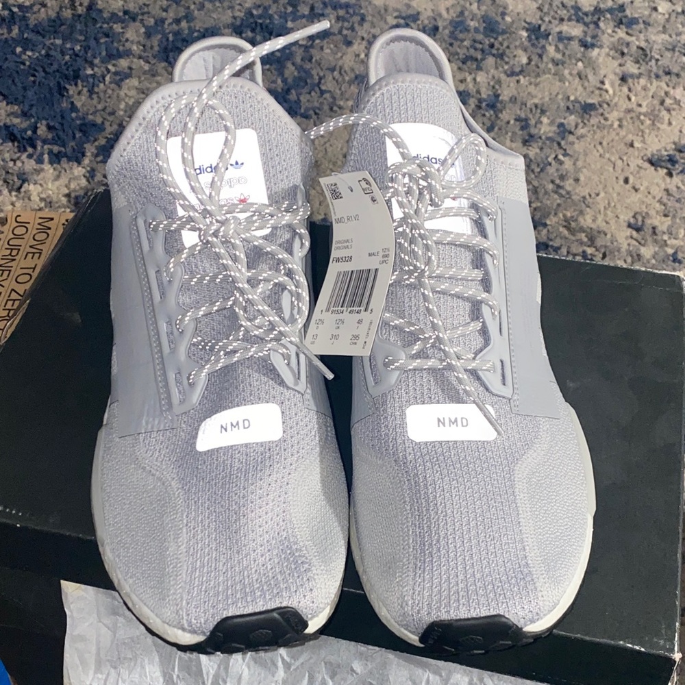 Adidas Men's Light Gray NMD Sneakers